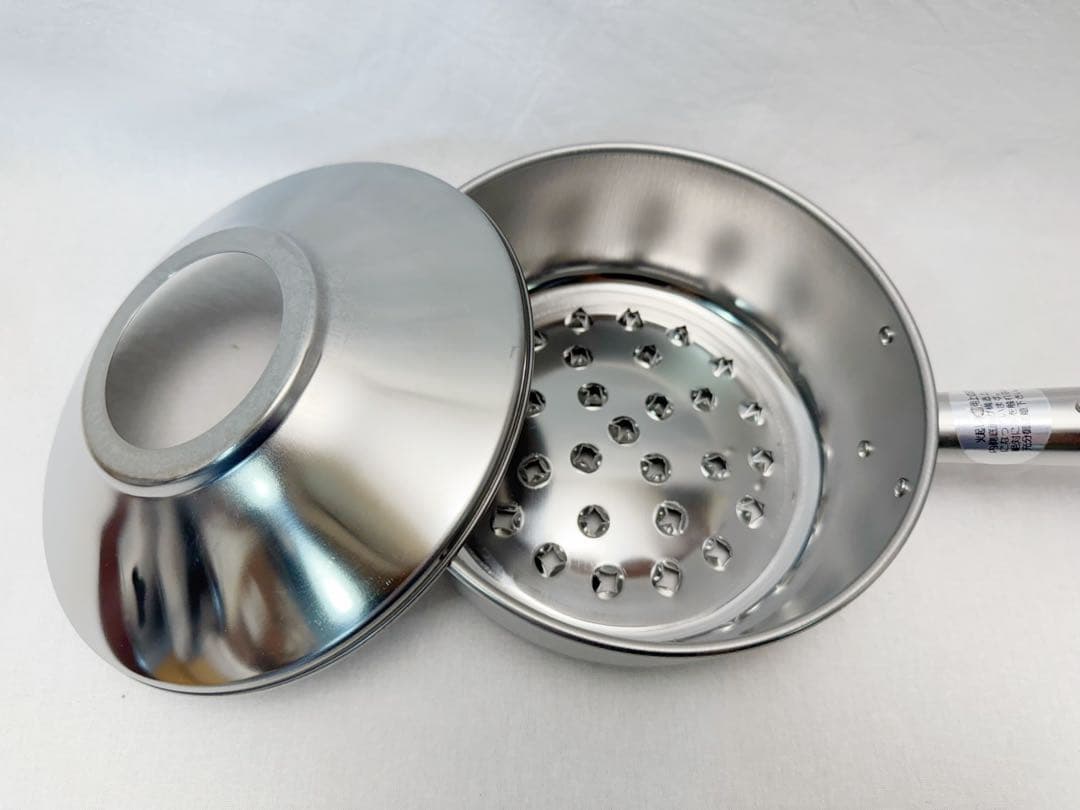 未使用 茶道具 新台十能セット (台十能・火起し・台十能蓋・火起し蓋・トング)