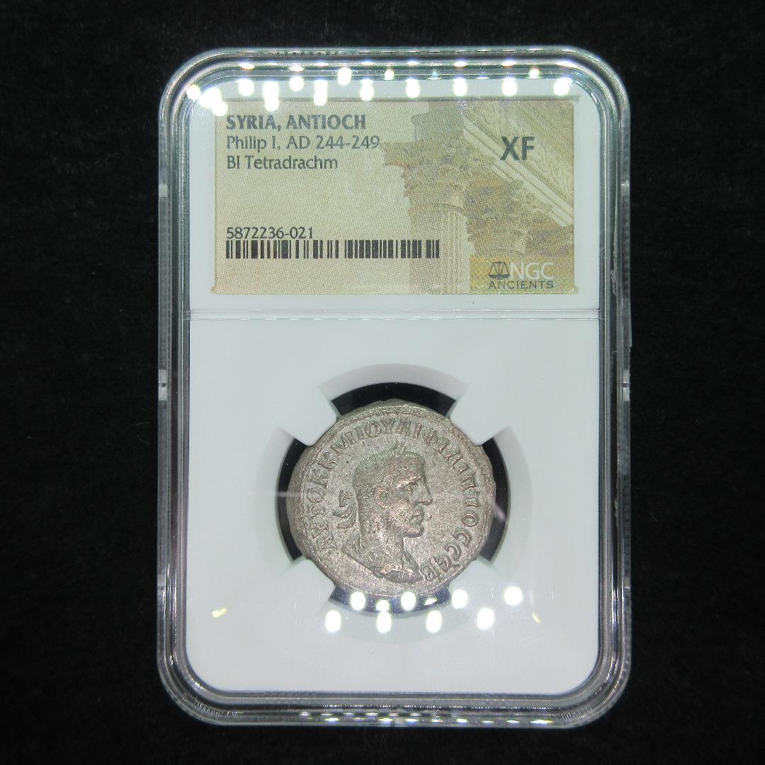 NGC XF ローマ帝国紀元244-249年 Philip Iアンティーク