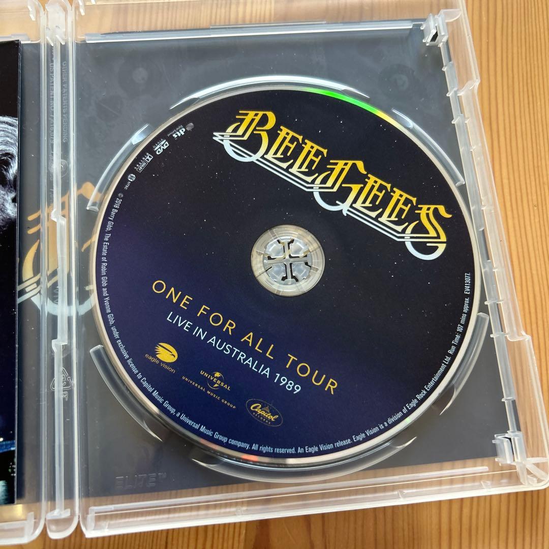 値下げ‼️ビージーズDVD「BEE GEES/ONE FOR ALL TOUR」