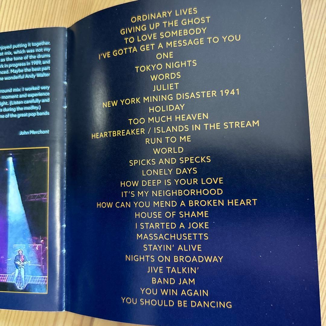 値下げ‼️ビージーズDVD「BEE GEES/ONE FOR ALL TOUR」