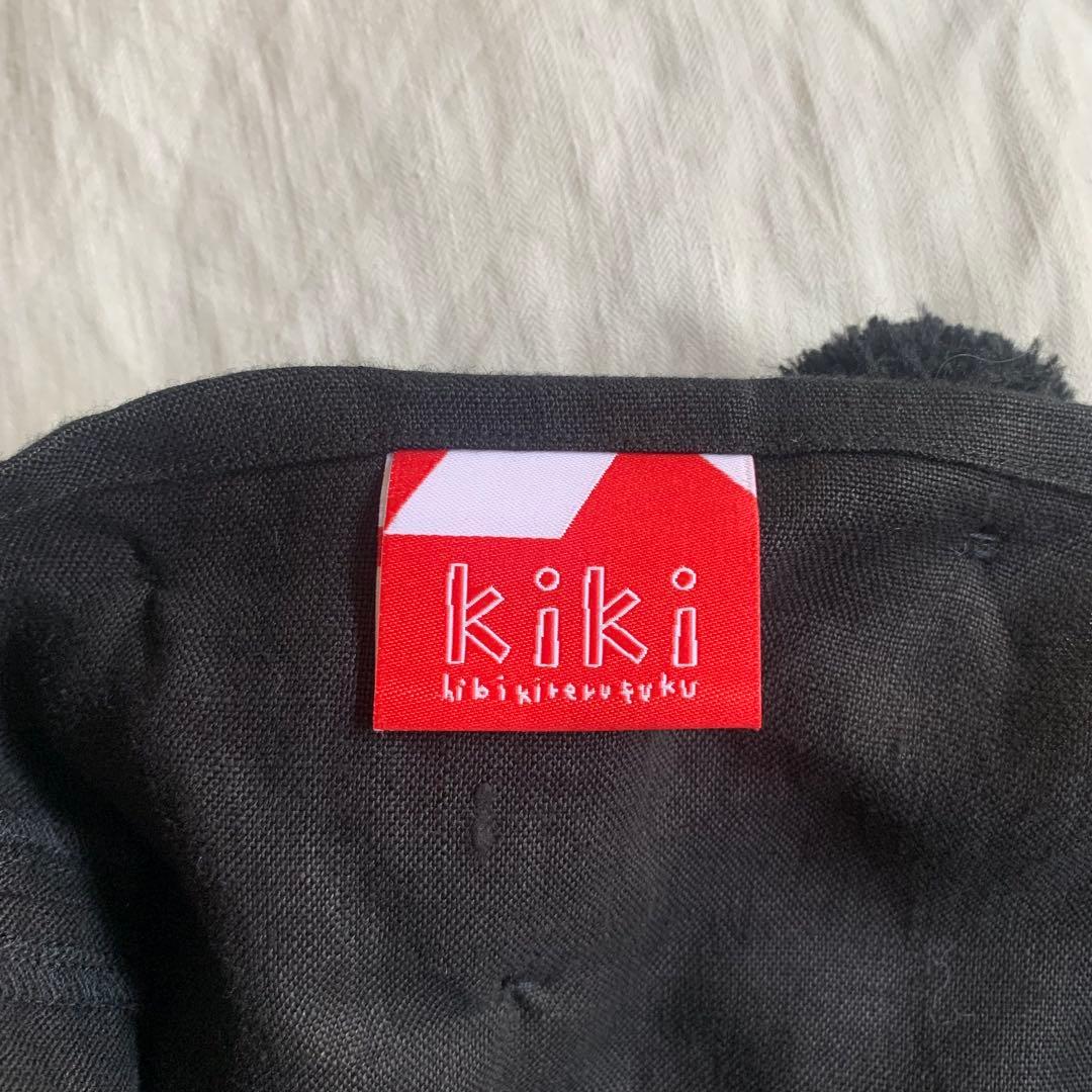 堀川波さん　BonBonバッグ　ボンボン　ブラック　リネン　ショルダーバック