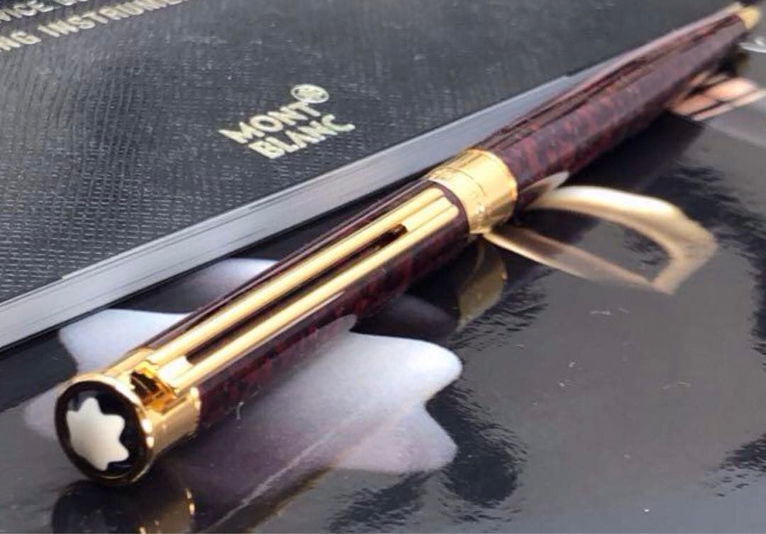 モンブラン　★金運幸運を呼ぶパワー石！レッドメノウ・マーブル特別なノブレスドウエ