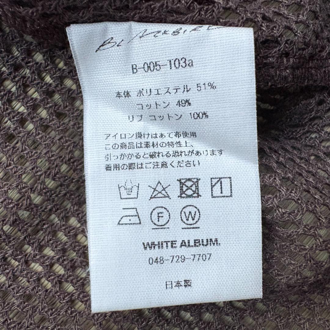 【未使用】BLACKBIRD Mesh Tanktop BROWN サイズ1