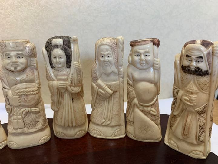 七福神の根付　工芸品