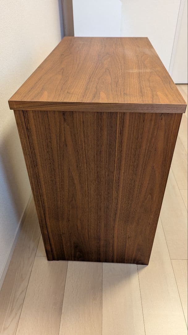 【ACTUS】MEZZO 2 デスク　幅90cm　ウォールナット