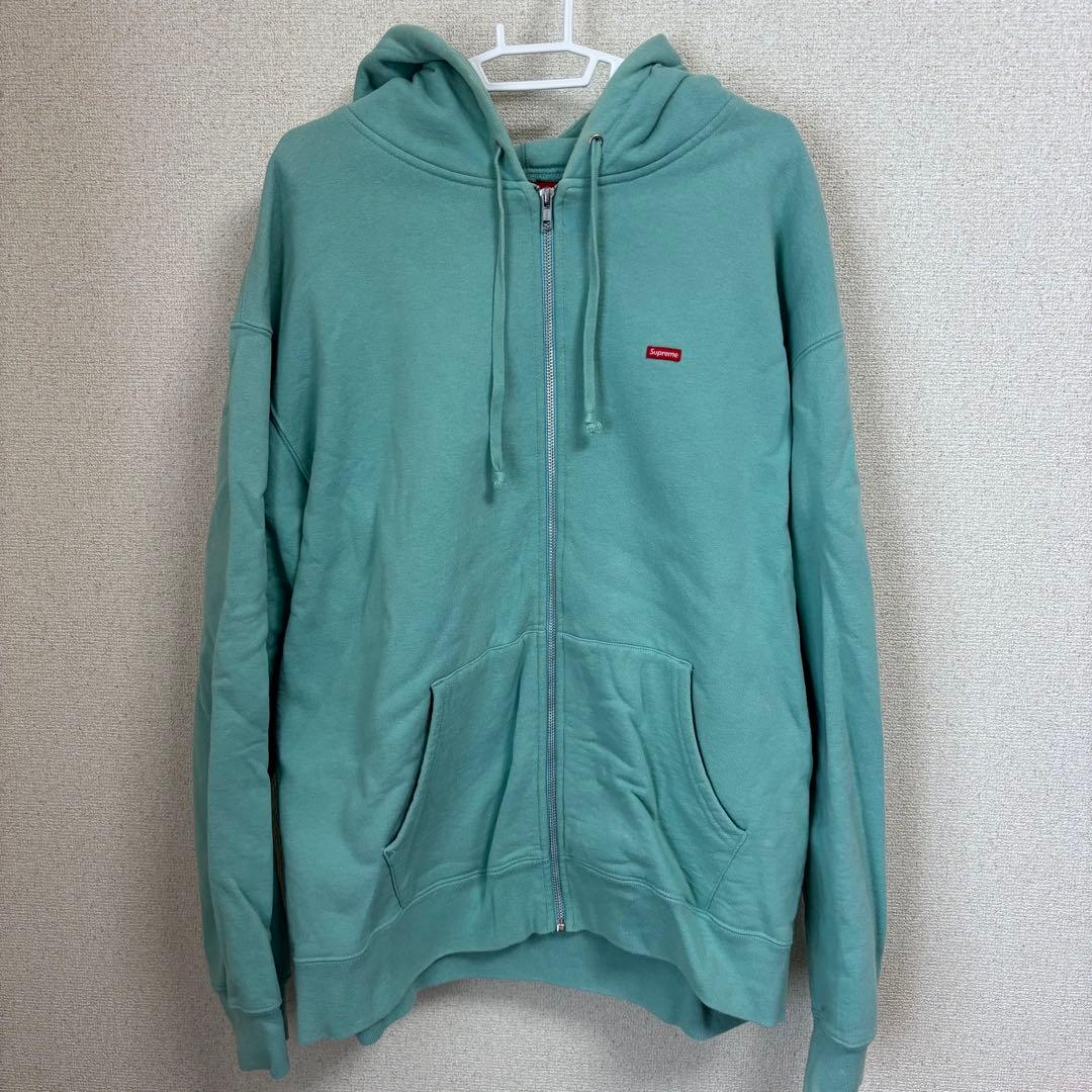 シュプリーム スモールロゴ フルジップパーカー L