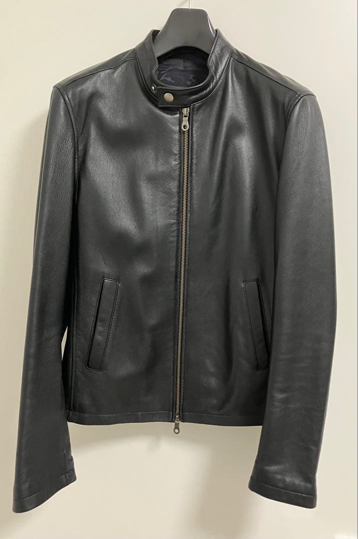 SHIPS 羊革ライダースジャケット M