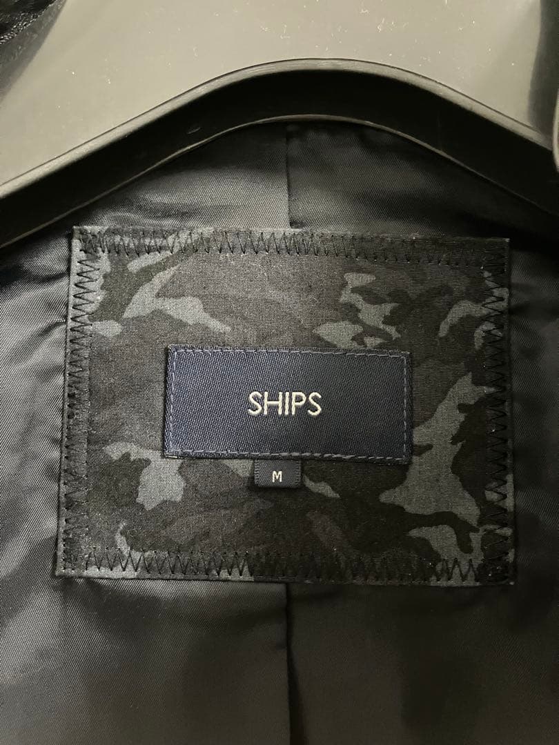 SHIPS 羊革ライダースジャケット M