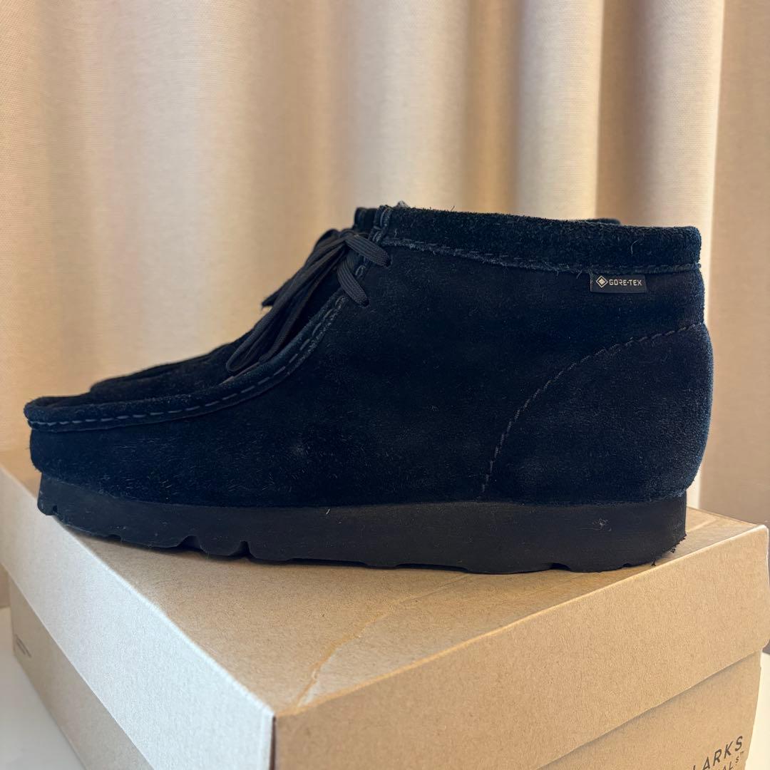 クラークス CLARKS ワラビーGTX 26cm UK8 ゴアテックス 黒