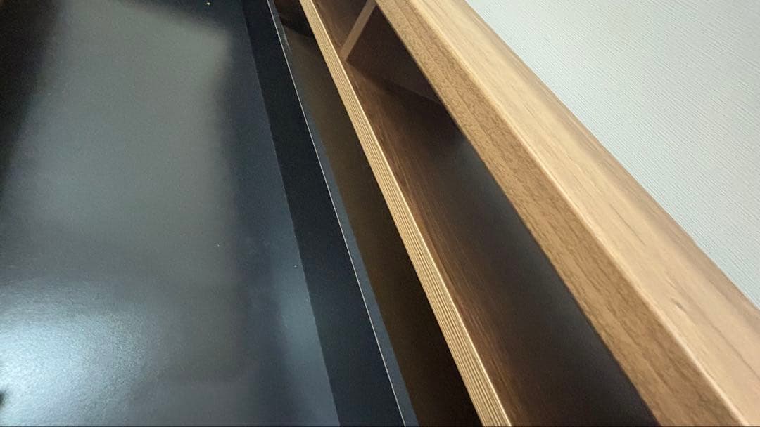 LOWYA 木目調 引き出し式 テレビ台