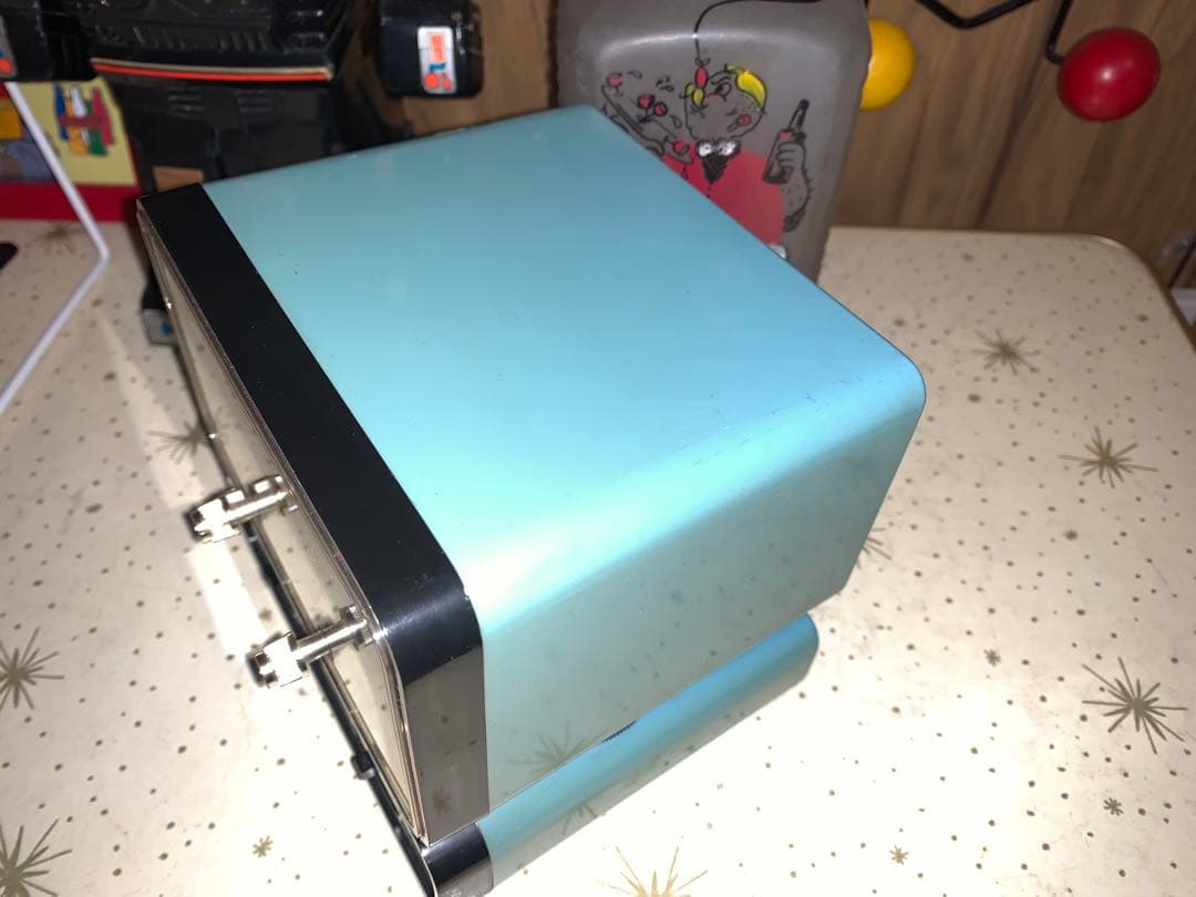 昭和レトロ　ビンテージ　動作品　シチズン ラジオ付　目覚し時計　スペースエイジ