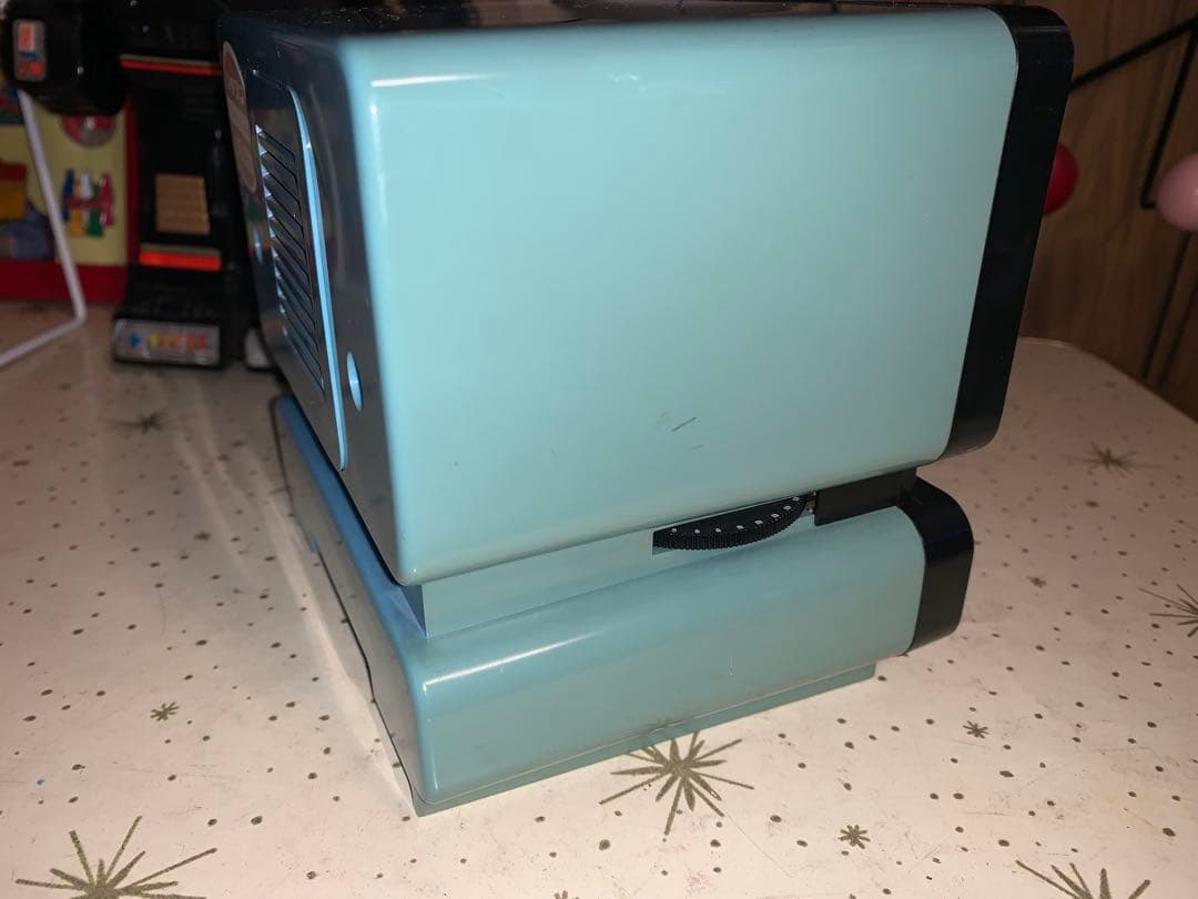 昭和レトロ　ビンテージ　動作品　シチズン ラジオ付　目覚し時計　スペースエイジ