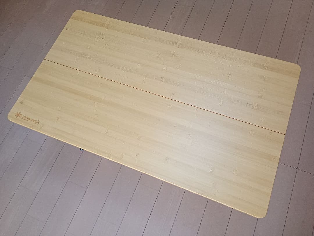  PEAK スノーピーク ワンアクションローテーブル竹 中古品