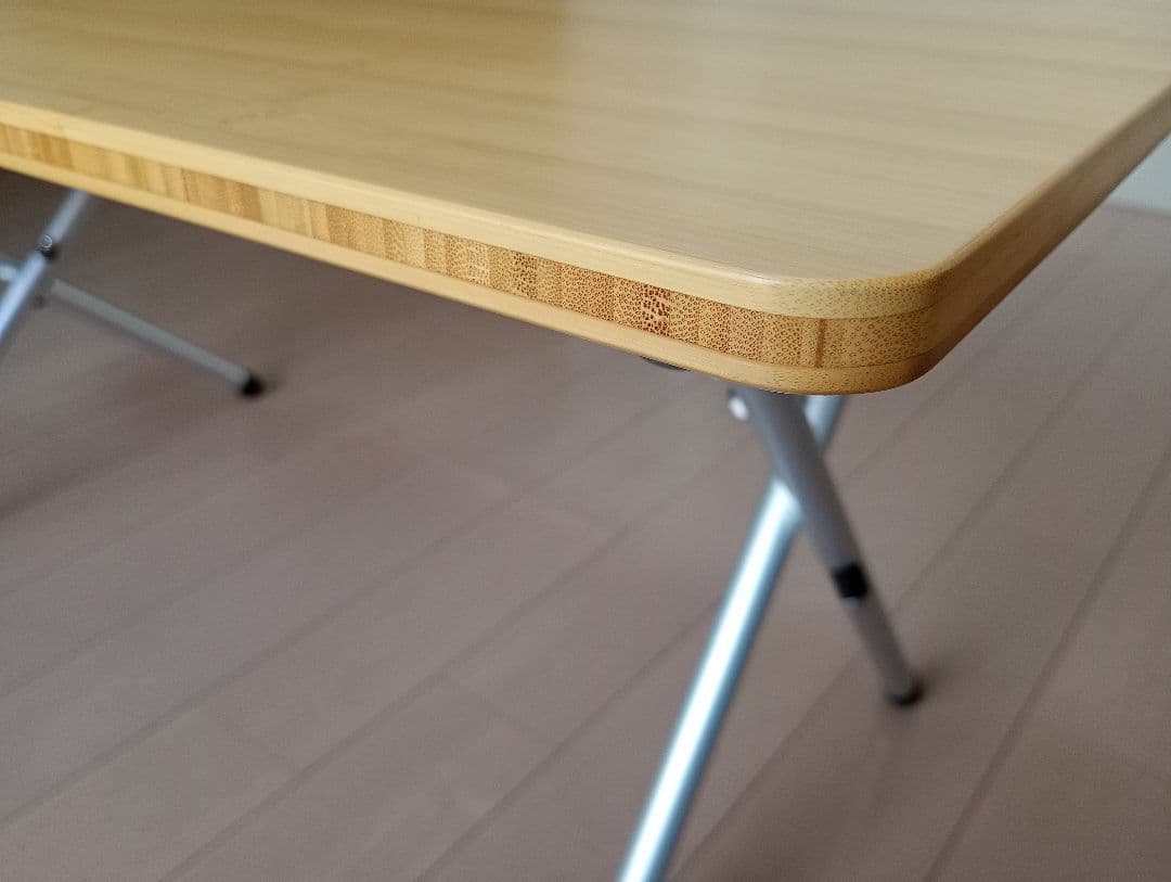  PEAK スノーピーク ワンアクションローテーブル竹 中古品