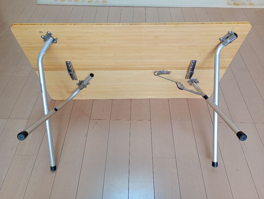  PEAK スノーピーク ワンアクションローテーブル竹 中古品