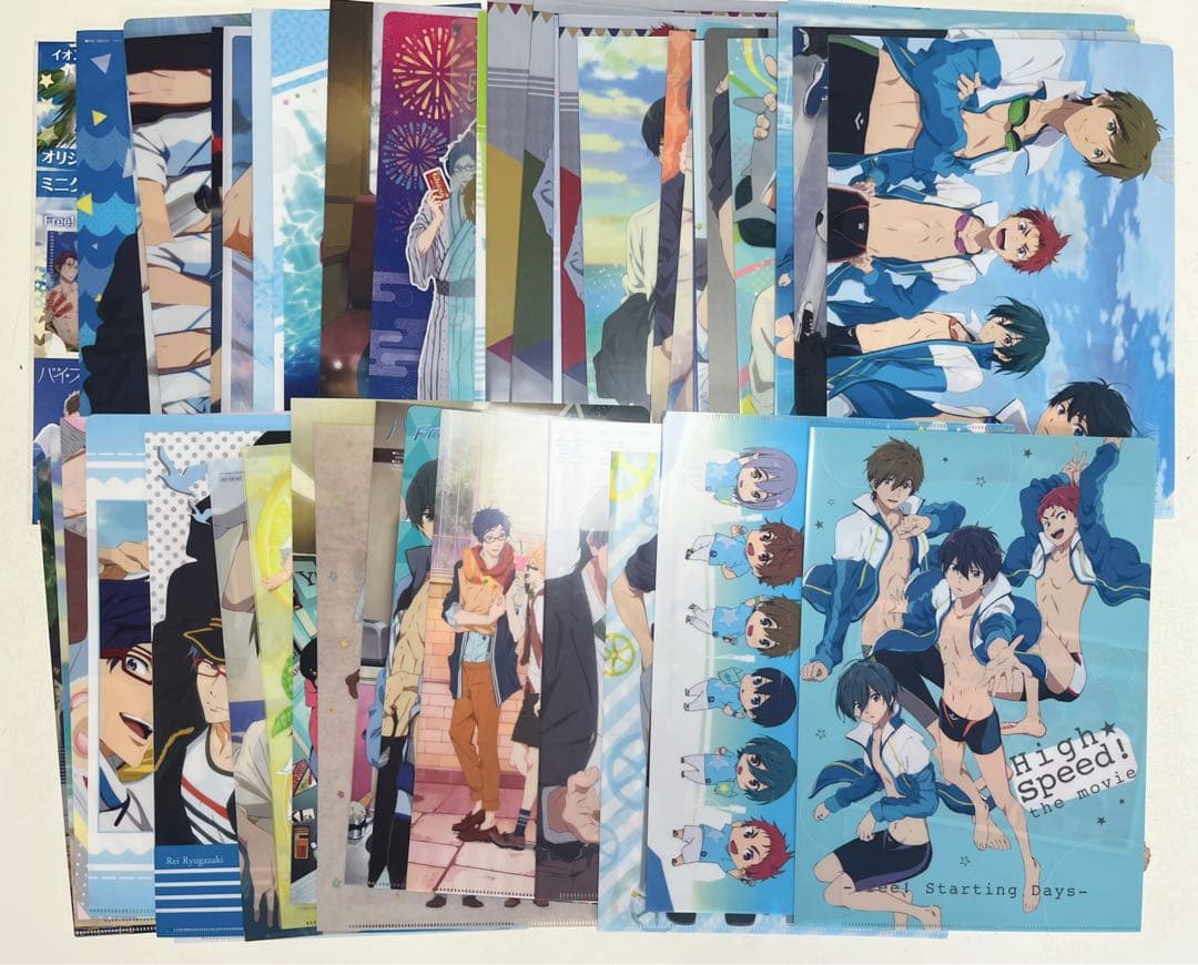 【値下げ可能】Free! クリアファイル　うちわ　ポートレート　纏め売り