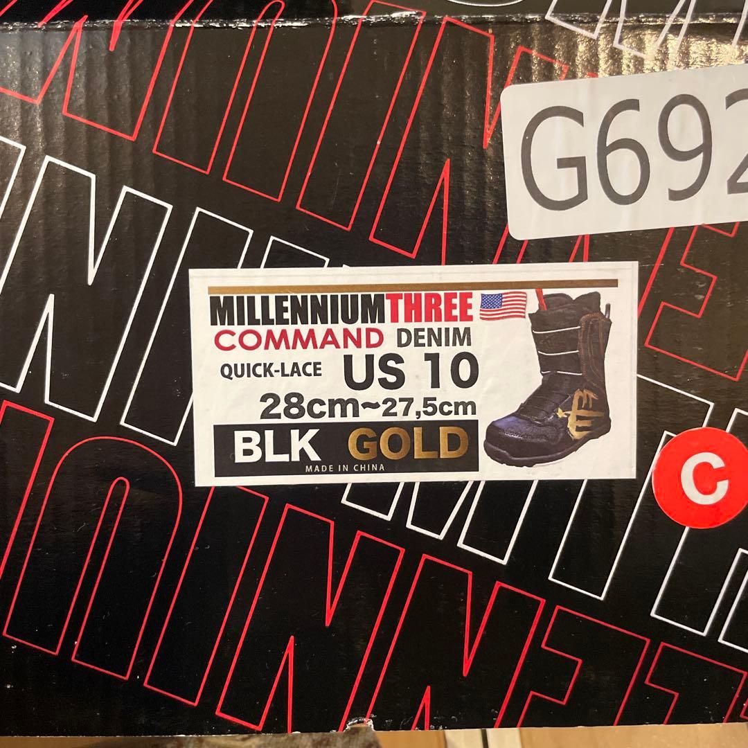 mtb Three Millennium スノーボードブーツUS 10 ブラック