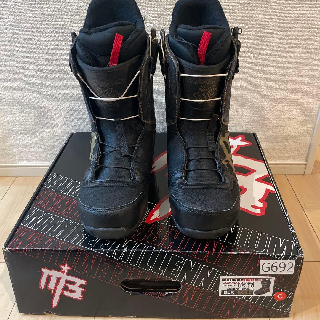 mtb Three Millennium スノーボードブーツUS 10 ブラック