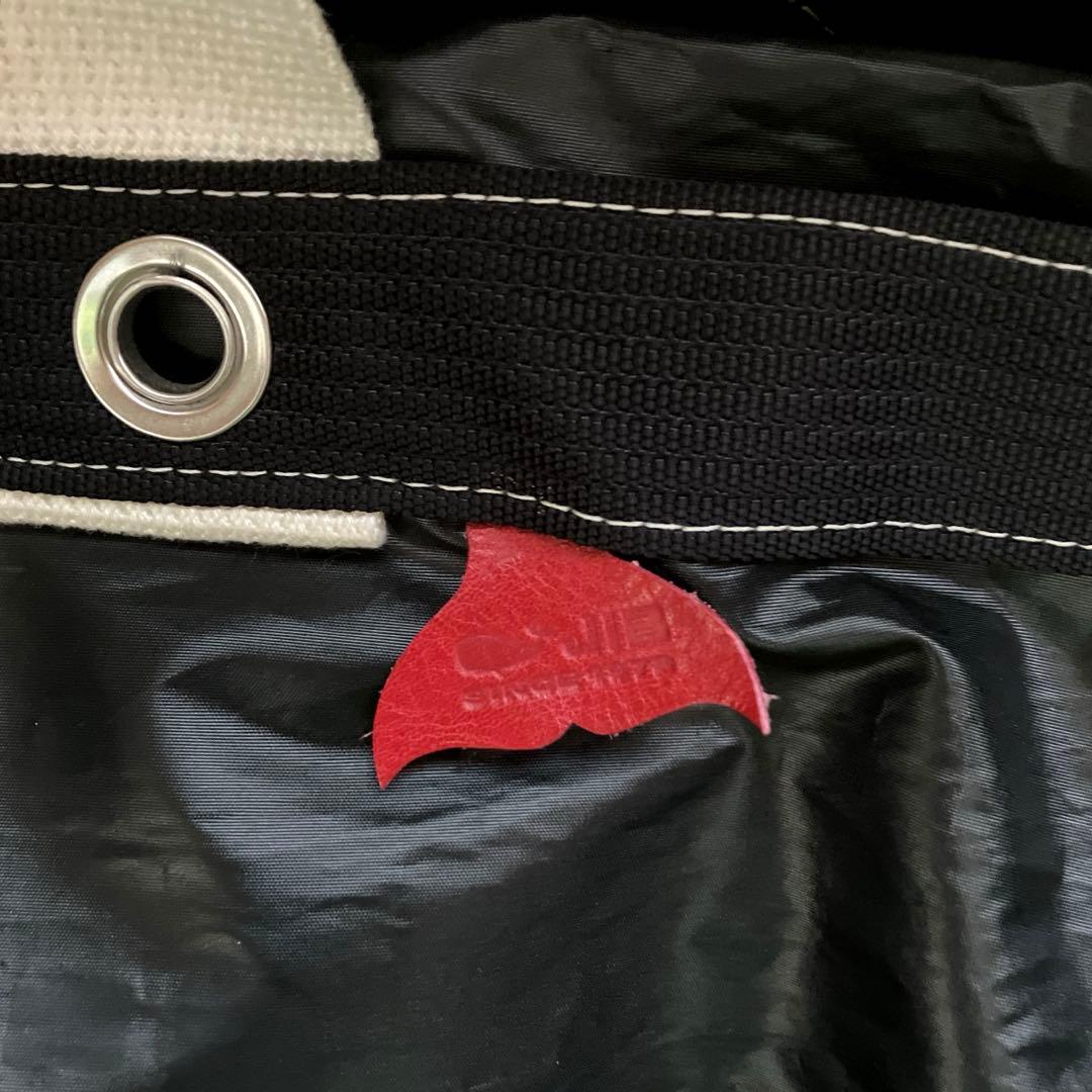 JIBダッフルバック　ラージサイズ　ブラック　白ハンドル　レア　希少