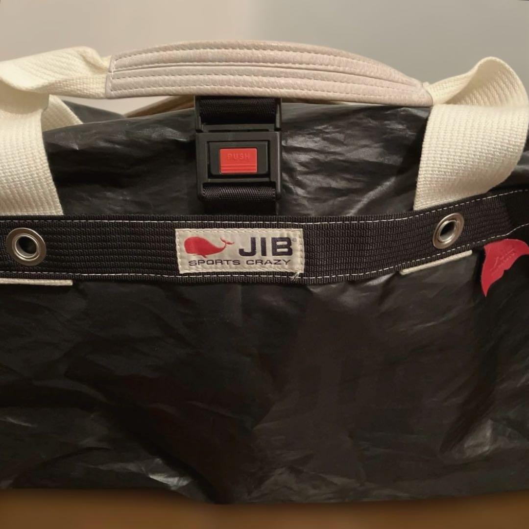 JIBダッフルバック　ラージサイズ　ブラック　白ハンドル　レア　希少