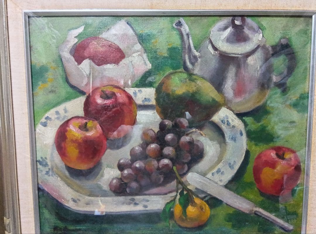 古い作品です写真13枚ですF8号です