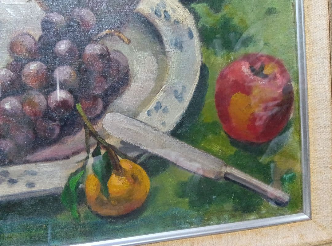 古い作品です写真13枚ですF8号です