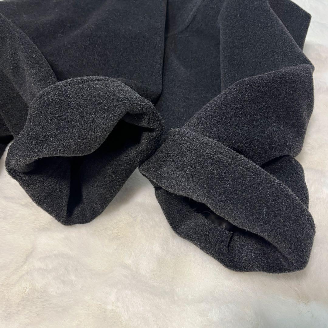 極美品 MaxMara 銀タグ ヴァージンウール ボリューム チェスターコート