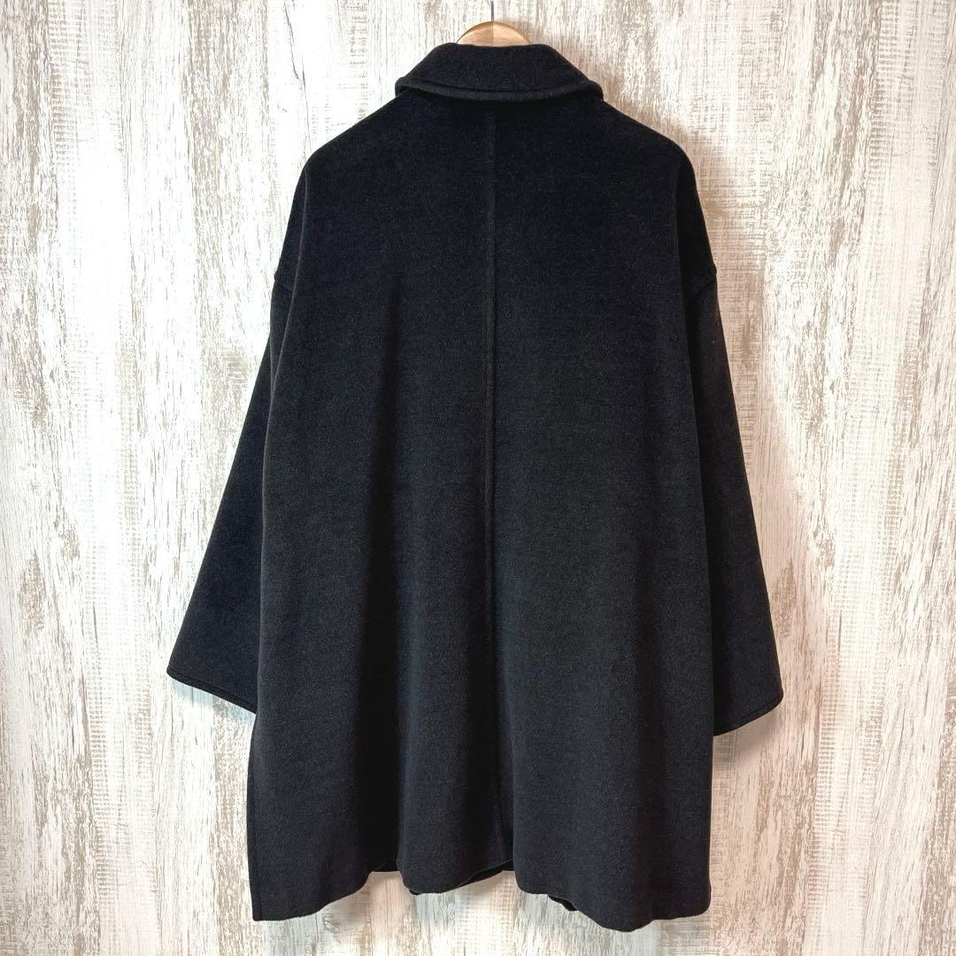 極美品 MaxMara 銀タグ ヴァージンウール ボリューム チェスターコート
