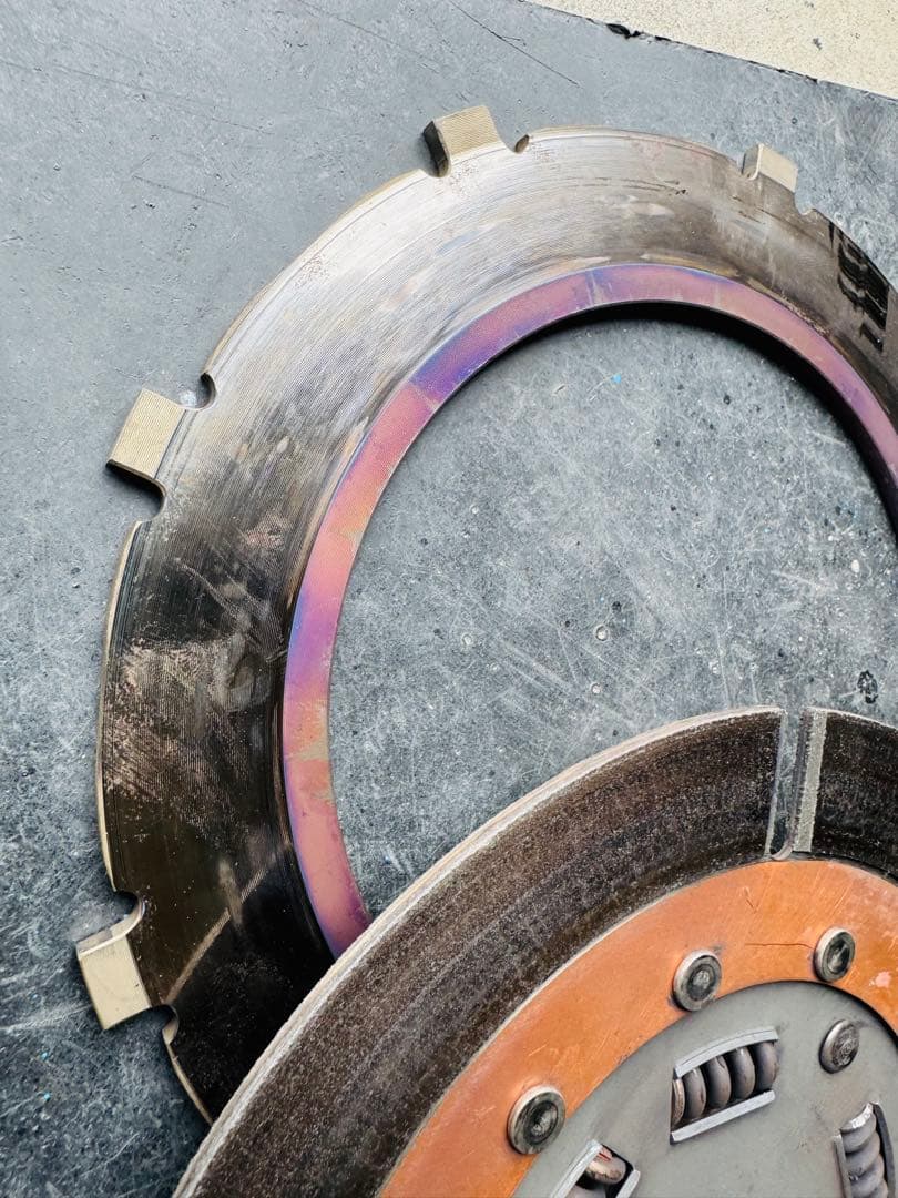 OS技研ツインプレート RB25 RB26 L型 VQ35パーツ 215mm