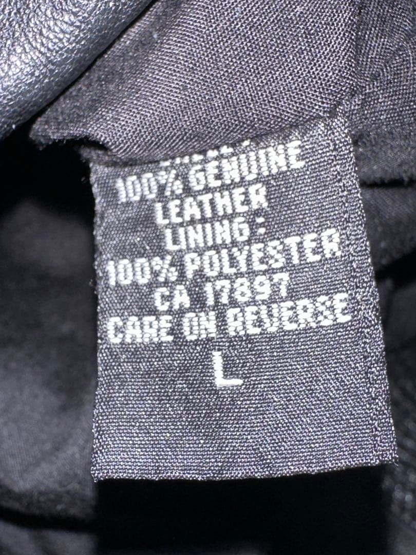 【00's archive】bono type leather jacket