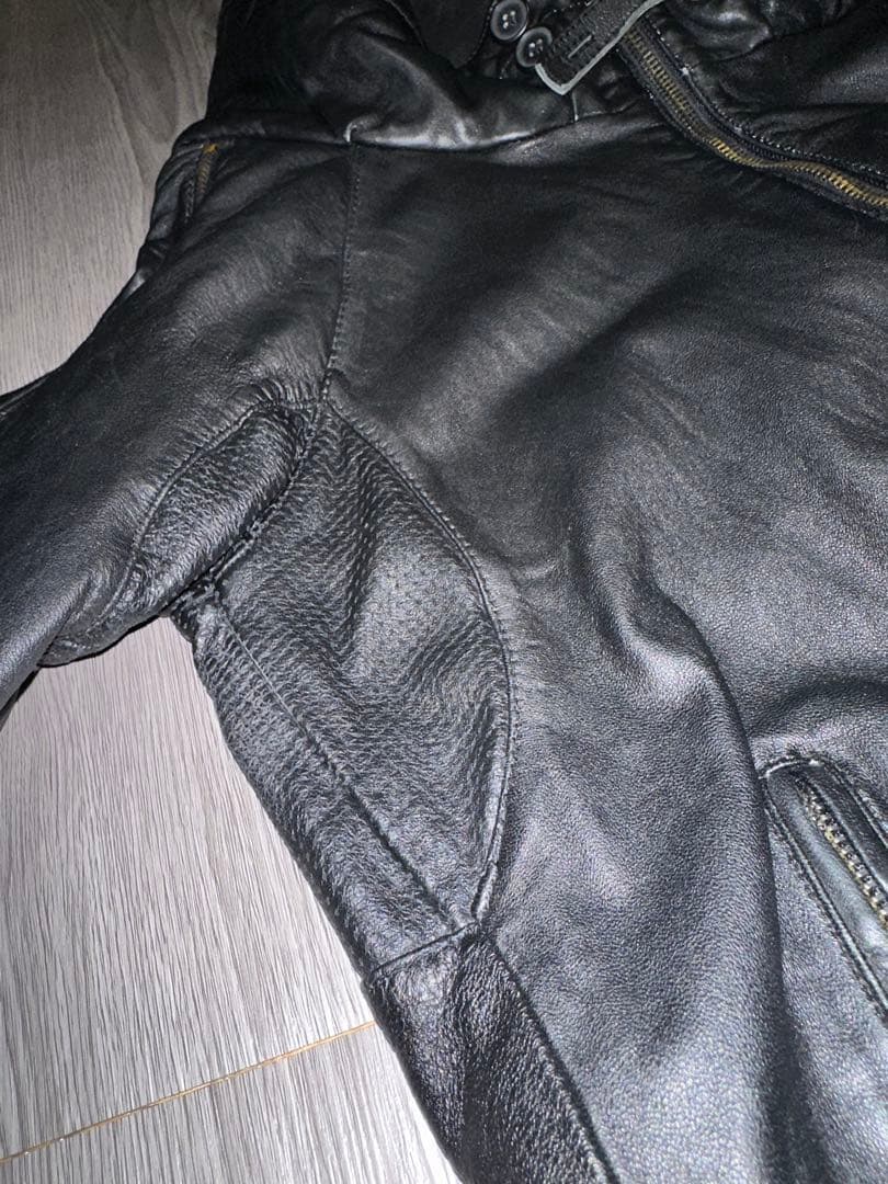 【00's archive】bono type leather jacket
