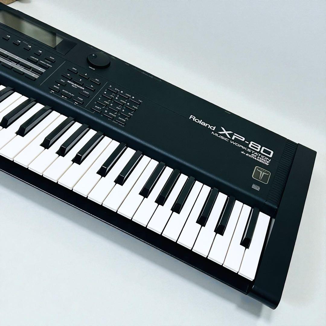 【動作良好】Roland XP-80 シンセサイザー 76鍵盤 ソフトケース付き