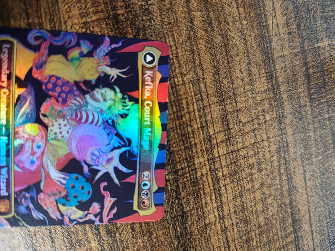 人造魔導士、ケフカ　ボーダーレスfoil　英語版　天野喜孝　裁断微妙