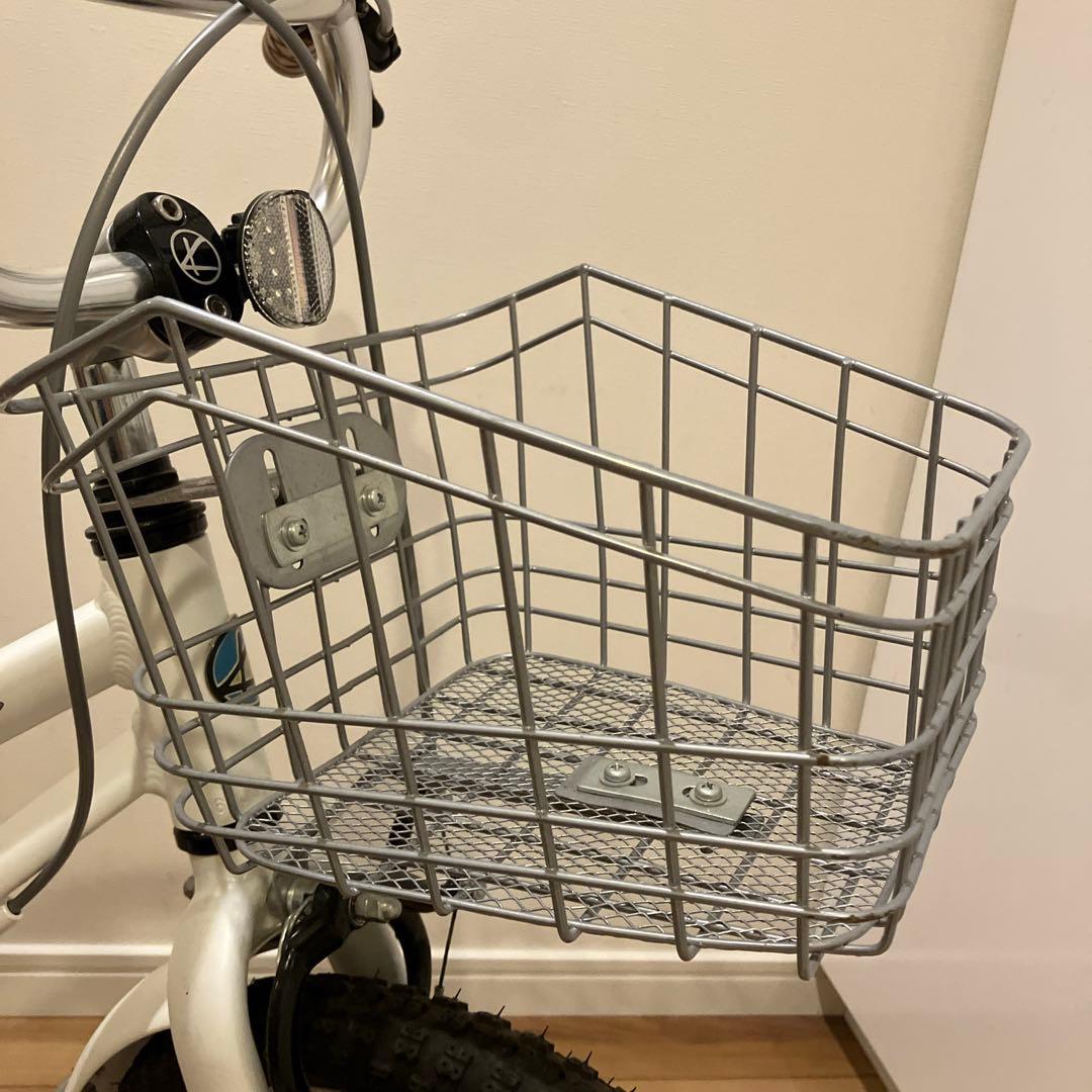 【美品、直接受け渡し】KhodaaBloom 16インチ ホワイト+補助輪