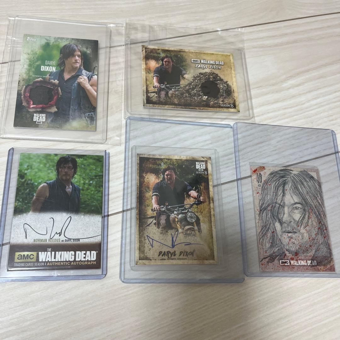 ウォーキングデッド　ダリル・ディクソン　サイン入りカード