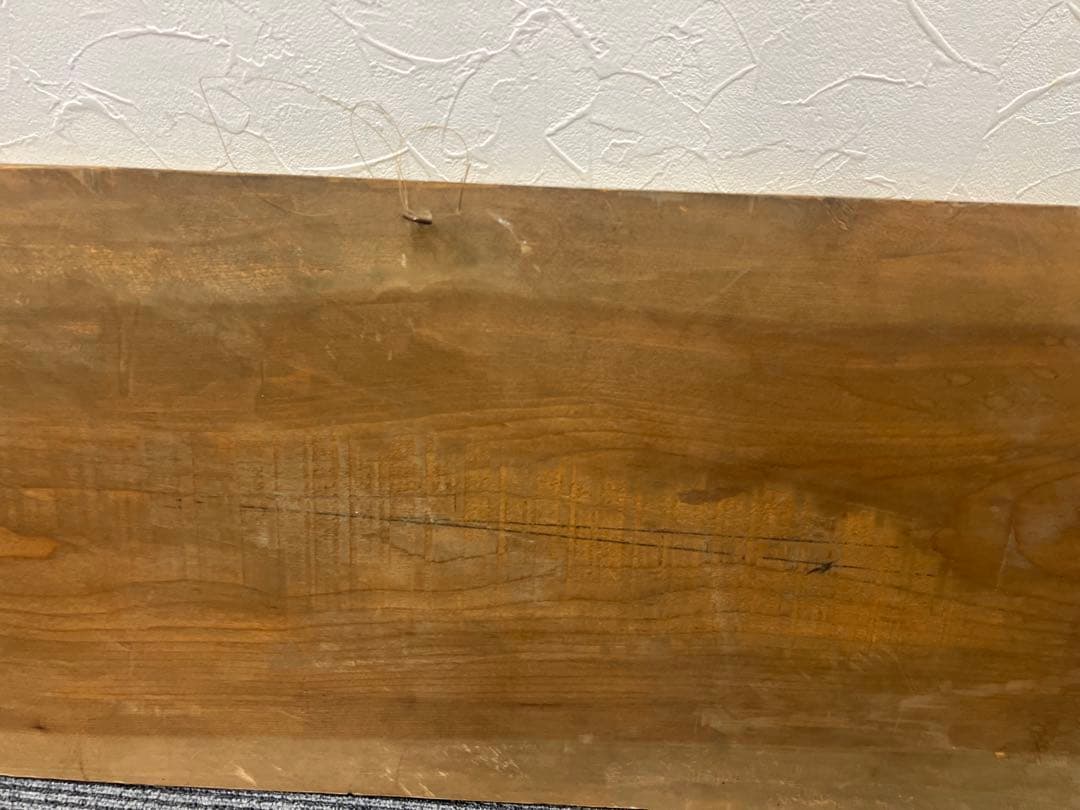 【本田千瓢 作(本田数馬)】木彫 千瓢彫「鮭」木額 サケ壁掛け 郷土民芸