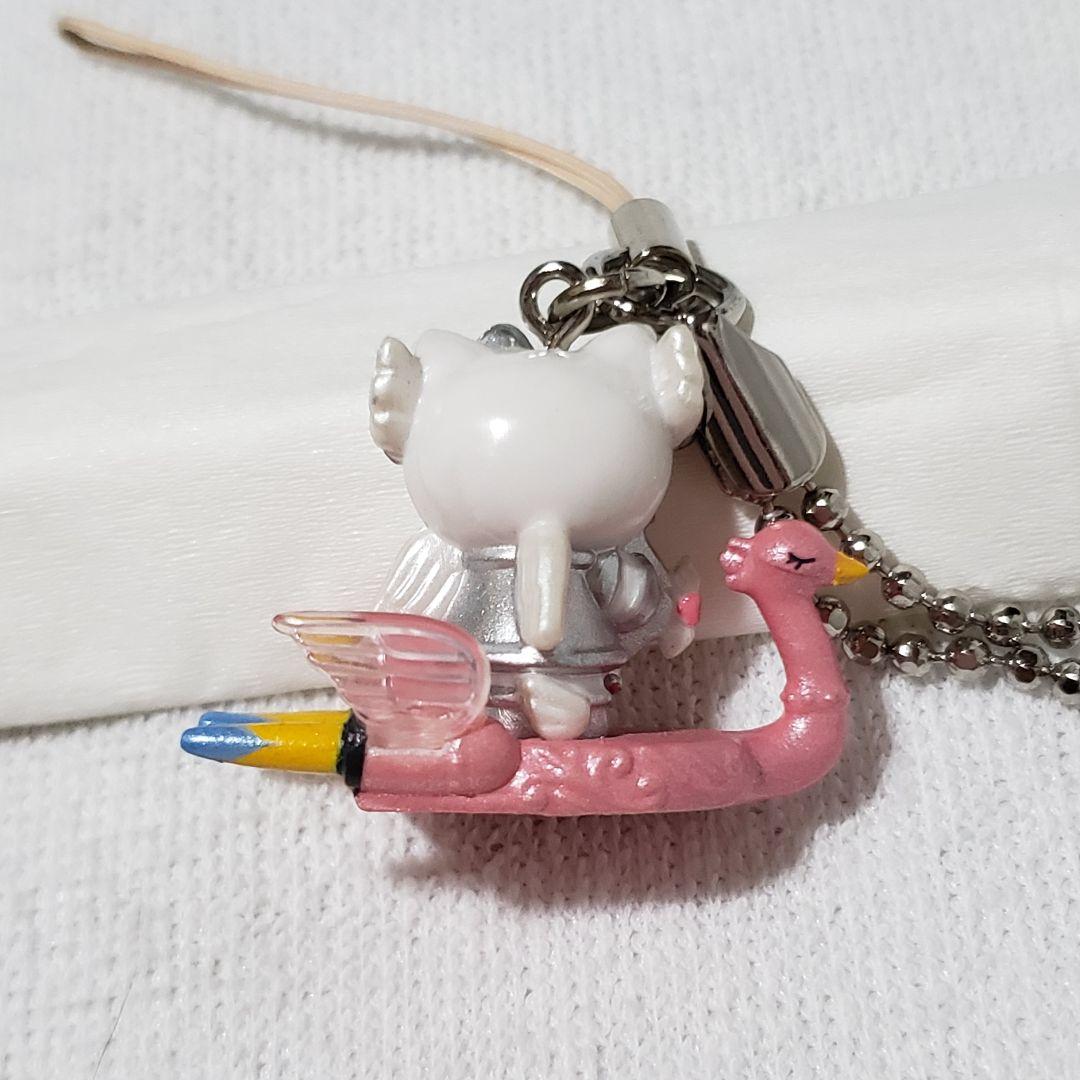 ハローキティ Vivitix スワン ストラップ＆チャームセット