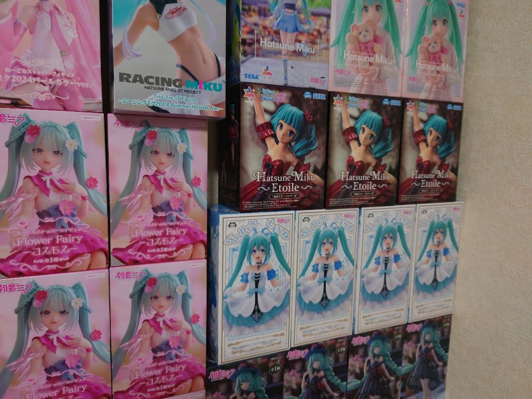 初音ミク　プライズフィギュア　まとめ売り　27個　ぬーどるストッパー　レーシング