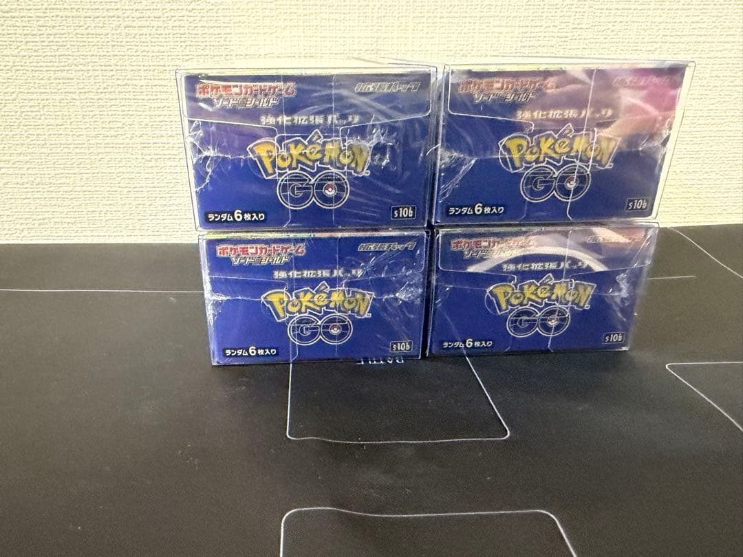 ポケモンGO 未開封シュリンク付　4ボックス