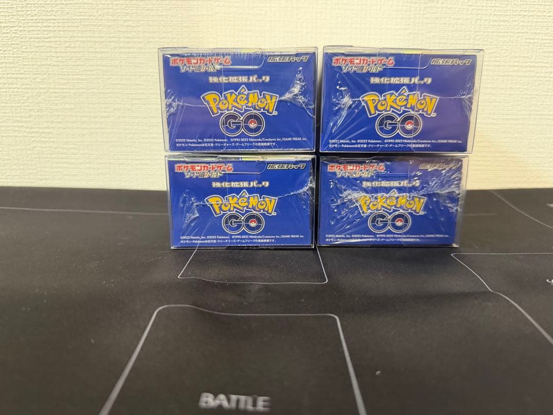 ポケモンGO 未開封シュリンク付　4ボックス