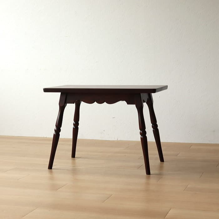 アンティーク 北海道民芸家具 サイドテーブル 机 木製 樺材