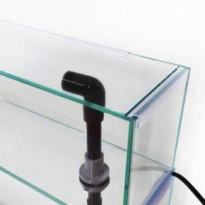 Ｖ３ポンプ付　スレンダー６００　水槽　OF　簡単に２段式に　新品　オーバーフロー