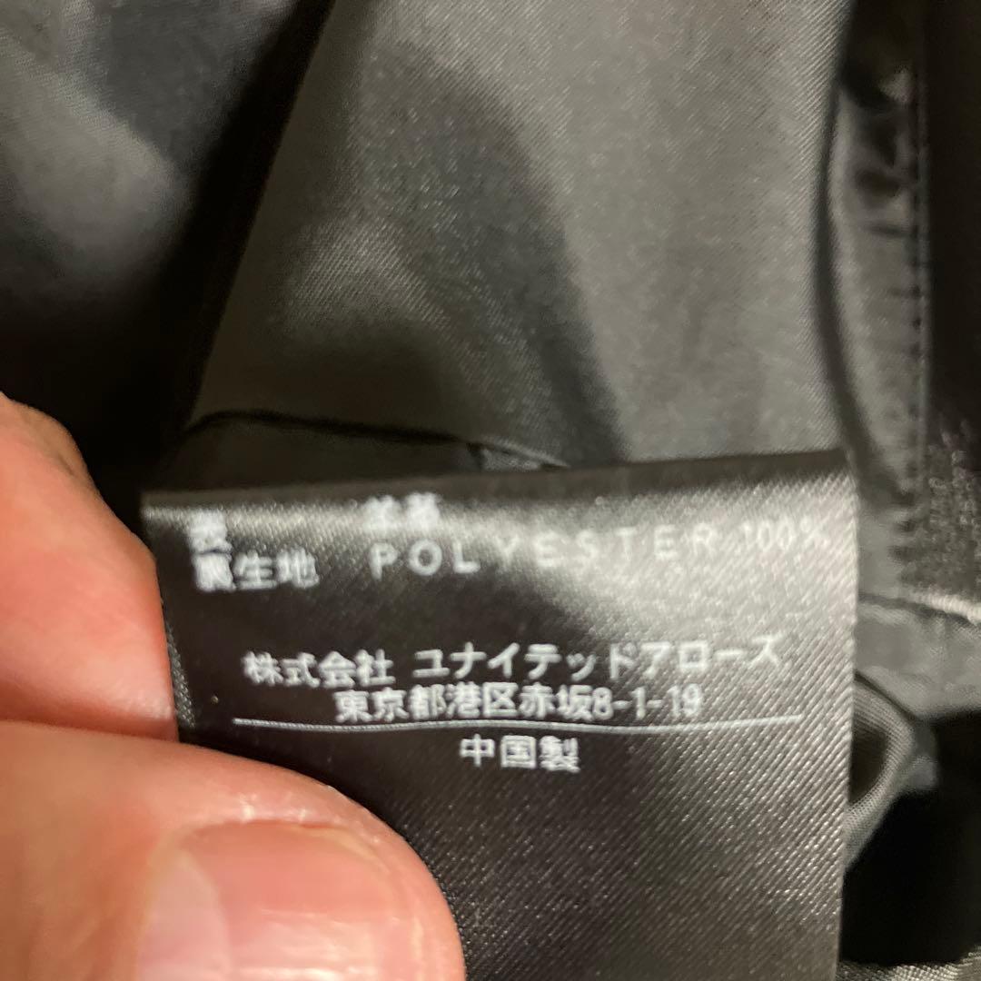 BEAUTY&YOUTH ブラックレザーシングルライダースジャケット　サイズM