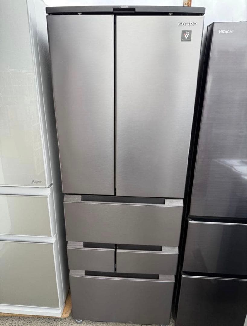 【高年式】2022年式 457L SHARP冷蔵庫 SJ-MF46J-H