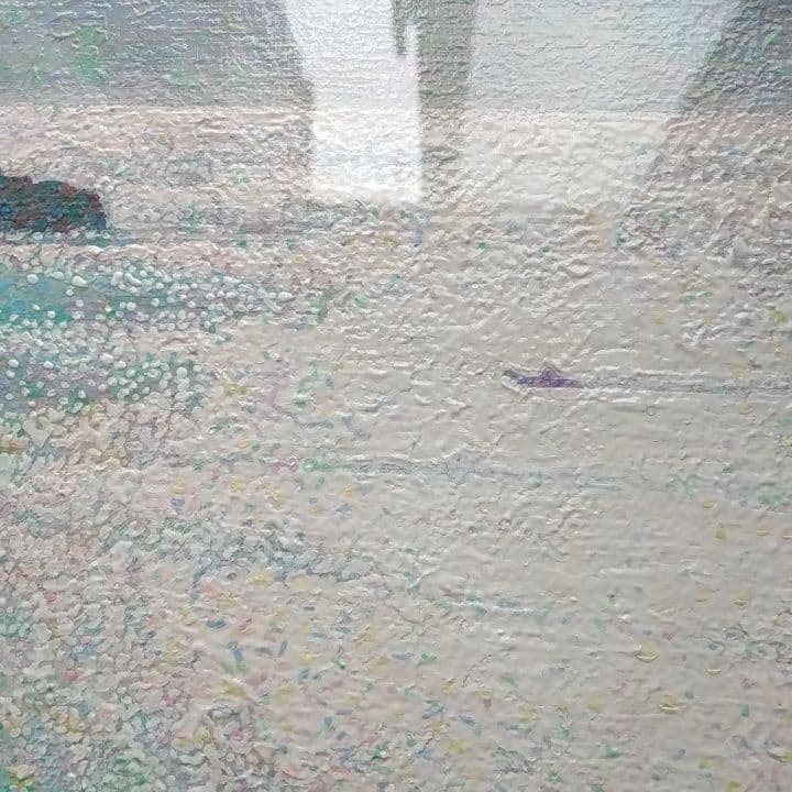 原　秀樹　点描画 海の風景