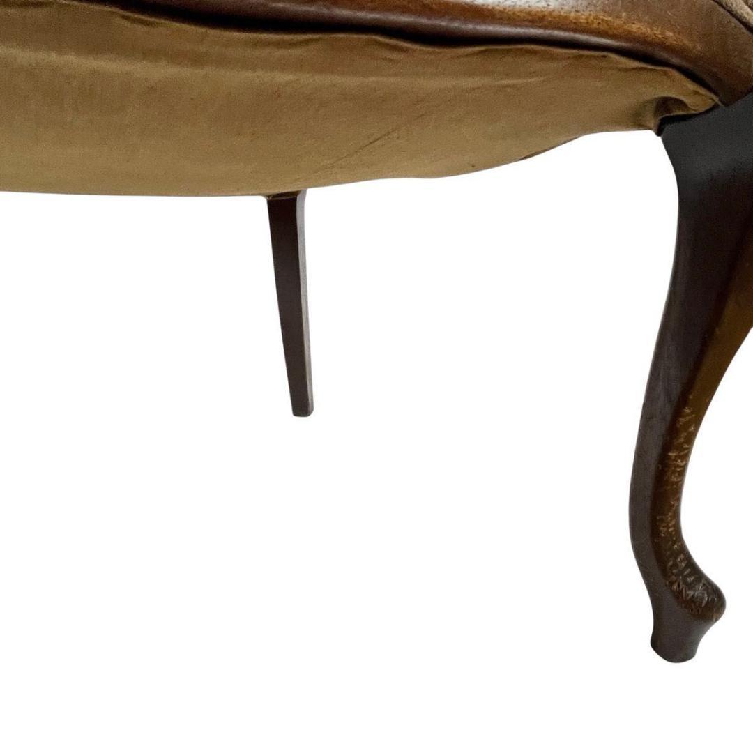 【maruni/マルニ】木製 アームチェア オールドマルニ 椅子 猫脚 70's