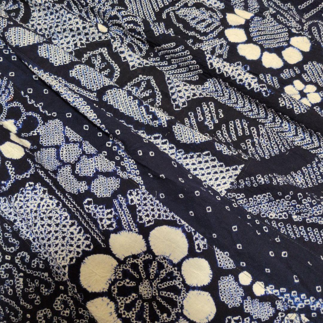 一点のみ　有松鳴海絞り浴衣　パッチワーク　リメイク　スカート　丈詰めOK