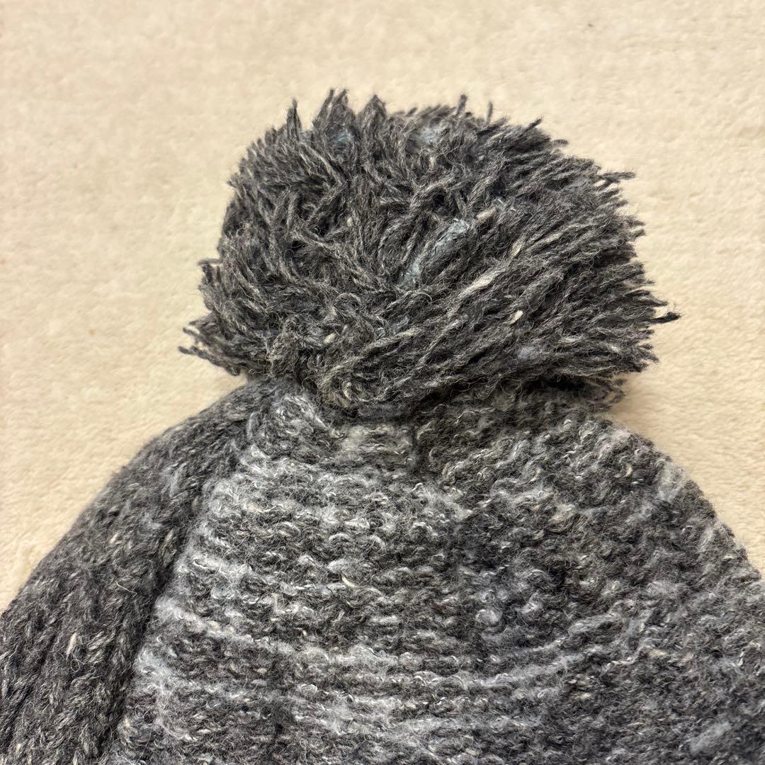 美品⭐️vivienne westwood ニット帽　オーブ　ボンボン　グレー