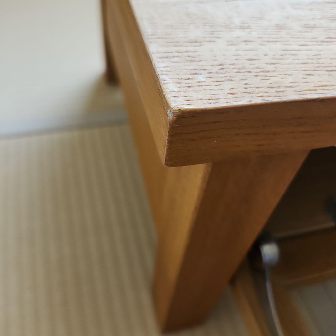 ミオ_プロフ要確認です　無印良品　テレビ台 ガラス扉付き　タモ材