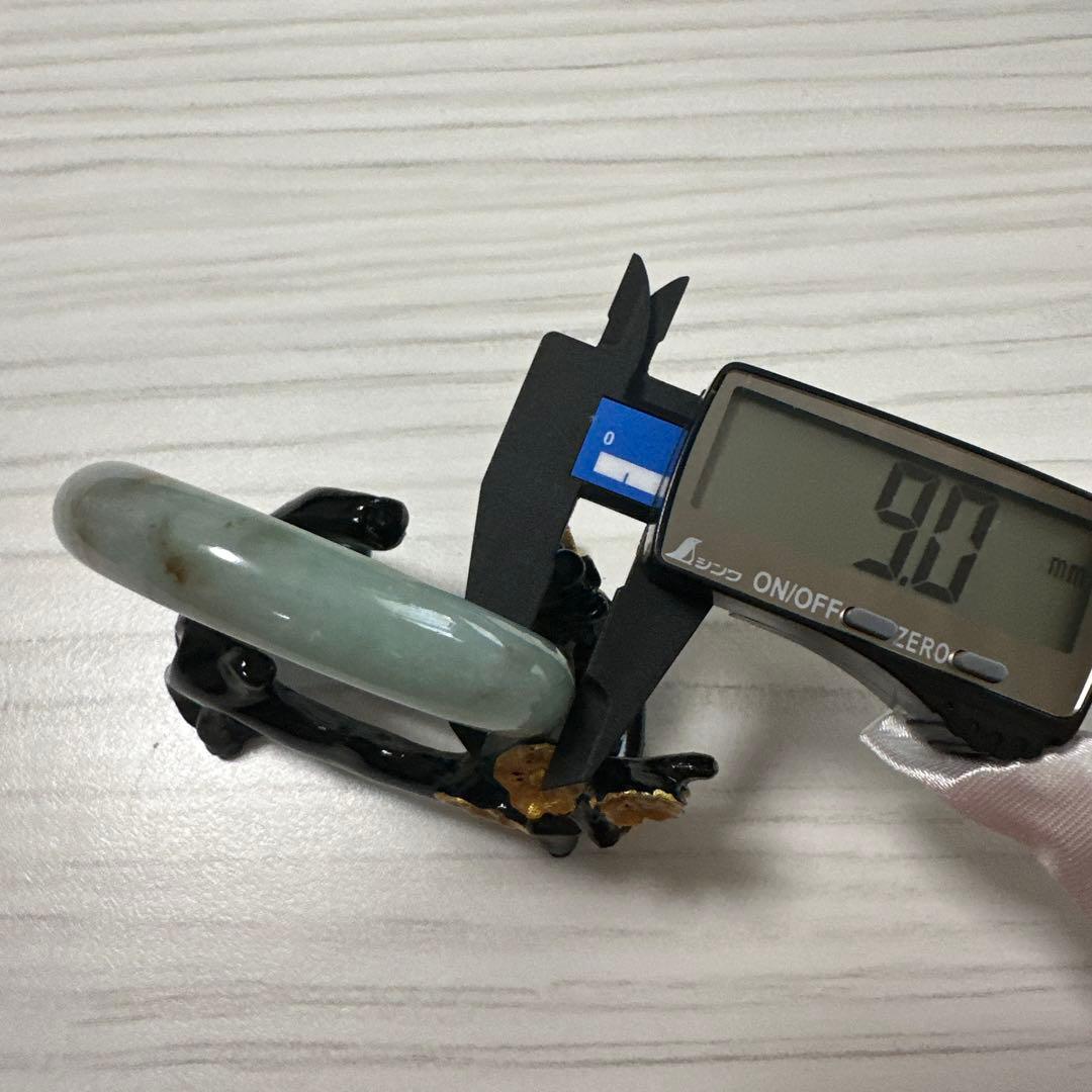 天然ミャンマー産 翡翠バングル グリーングレー棕根色 57.2mm（A貨）